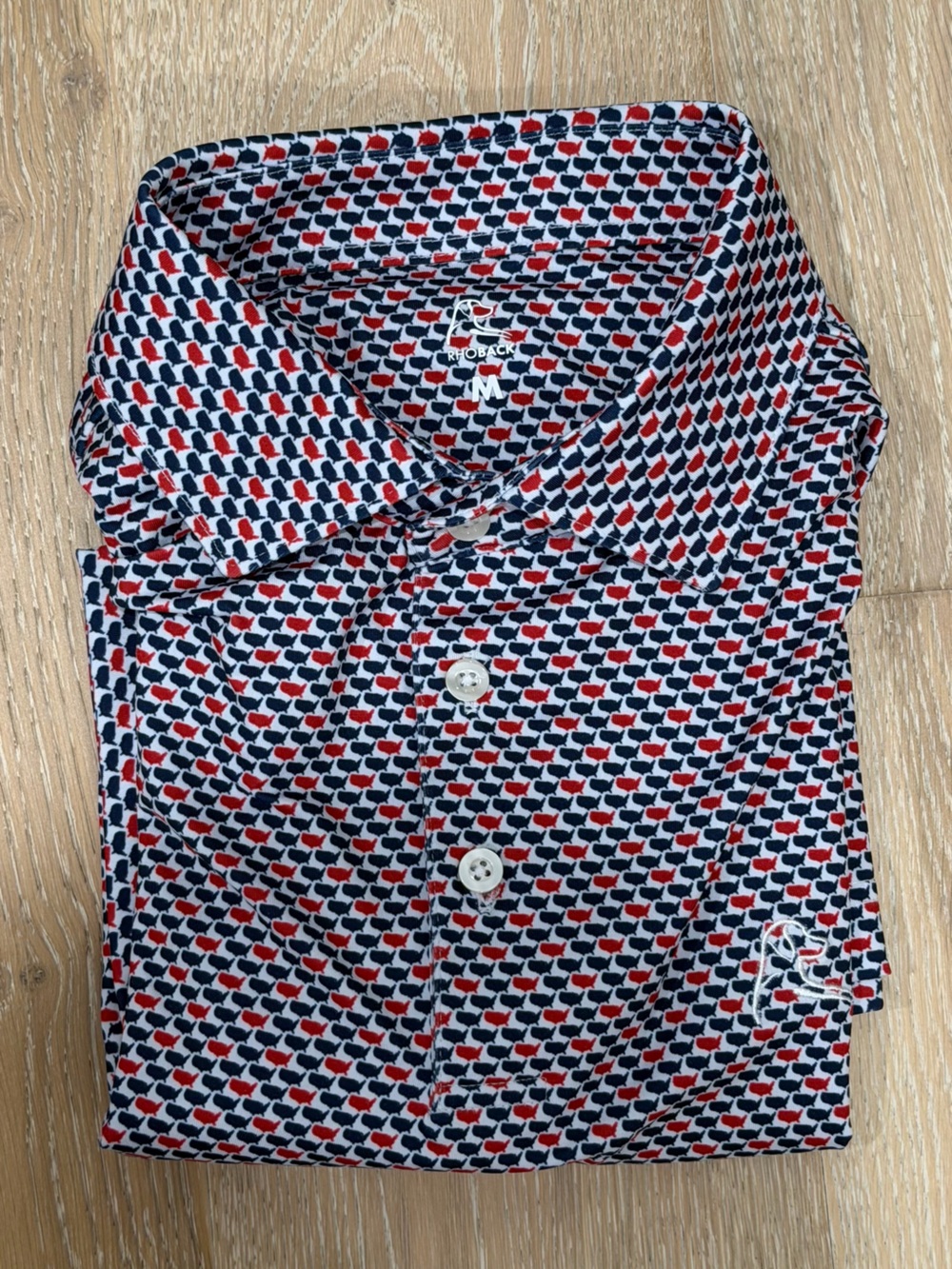 Rhoback Polo Shirt - 1776 Pattern